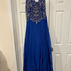 Formal blue dress size 17/18